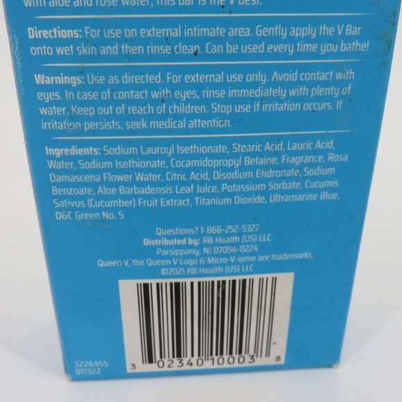 Queen V Wild Berry V Cleansing Bar UPC 302340100038 3.5oz NEW Paraben Soap Free - Picture 6 of 9